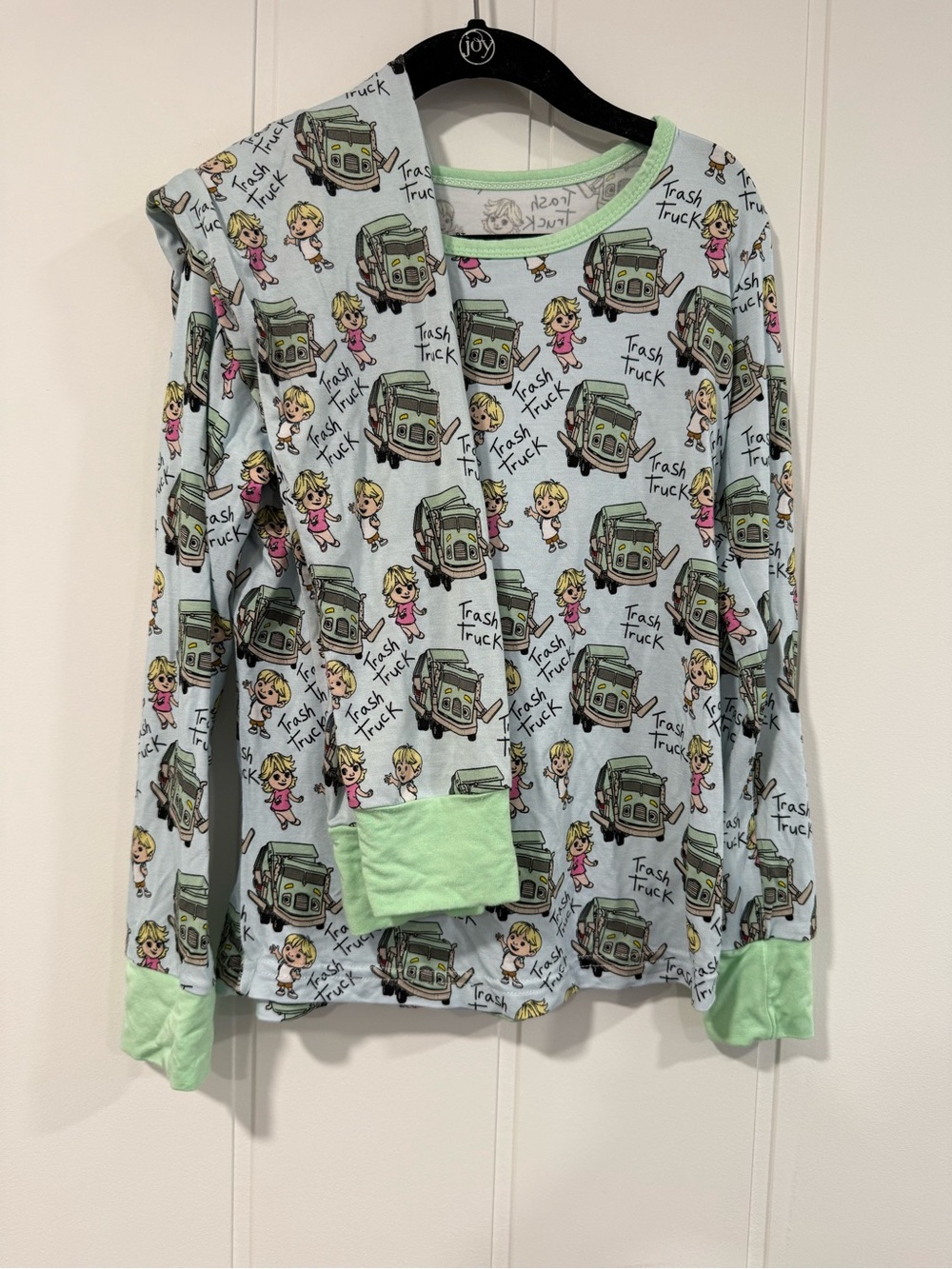 Bamboo Trash Truck Pajama Set